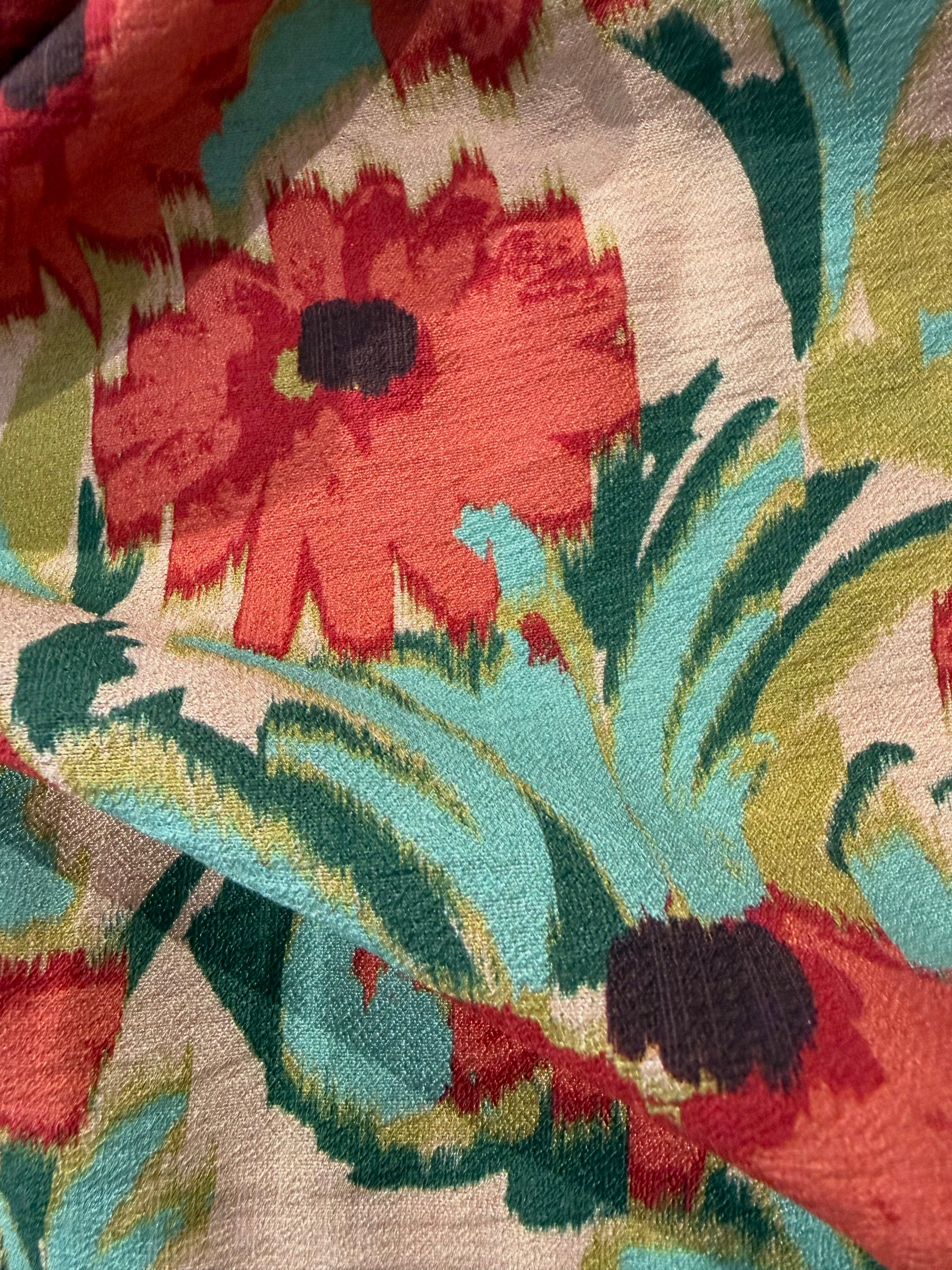 Petals In The Rain EcoVero™ Rayon/Linen Blend Crêpe By Lady McElroy