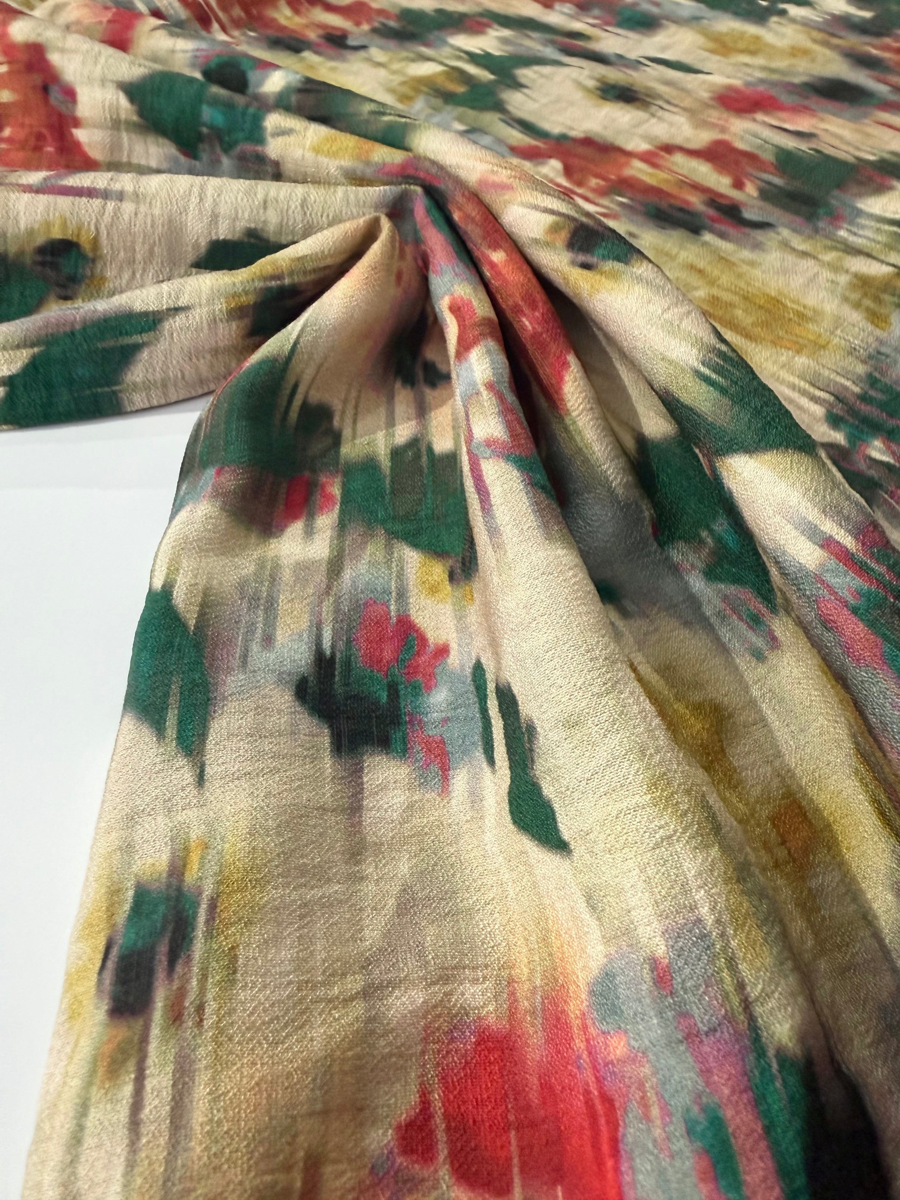 Painterly EcoVero™ Rayon/Linen Blend Crêpe By Lady McElroy