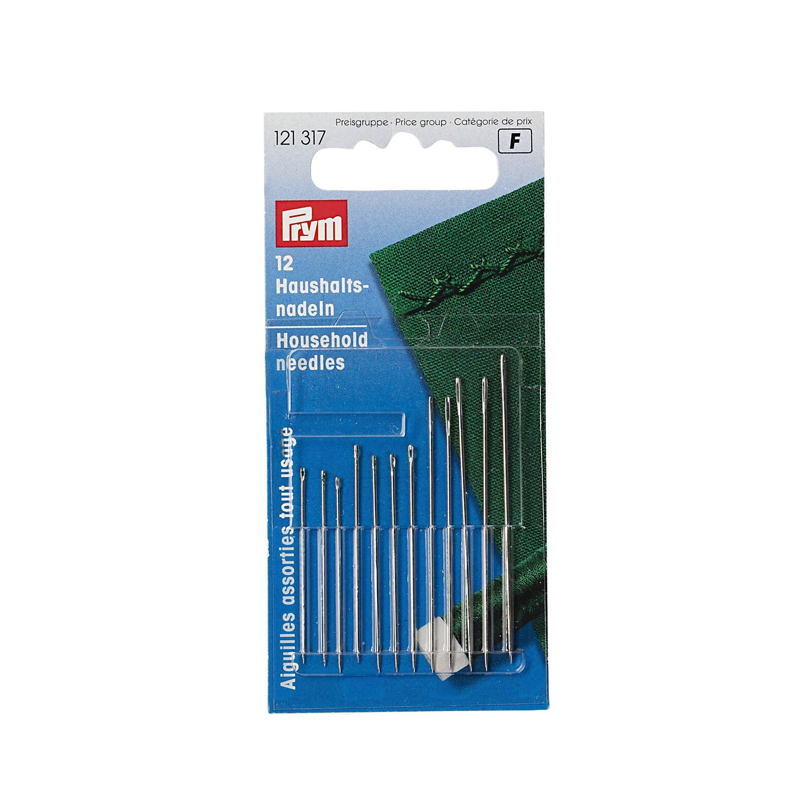Prym 121317 12 Household Needles Assorted