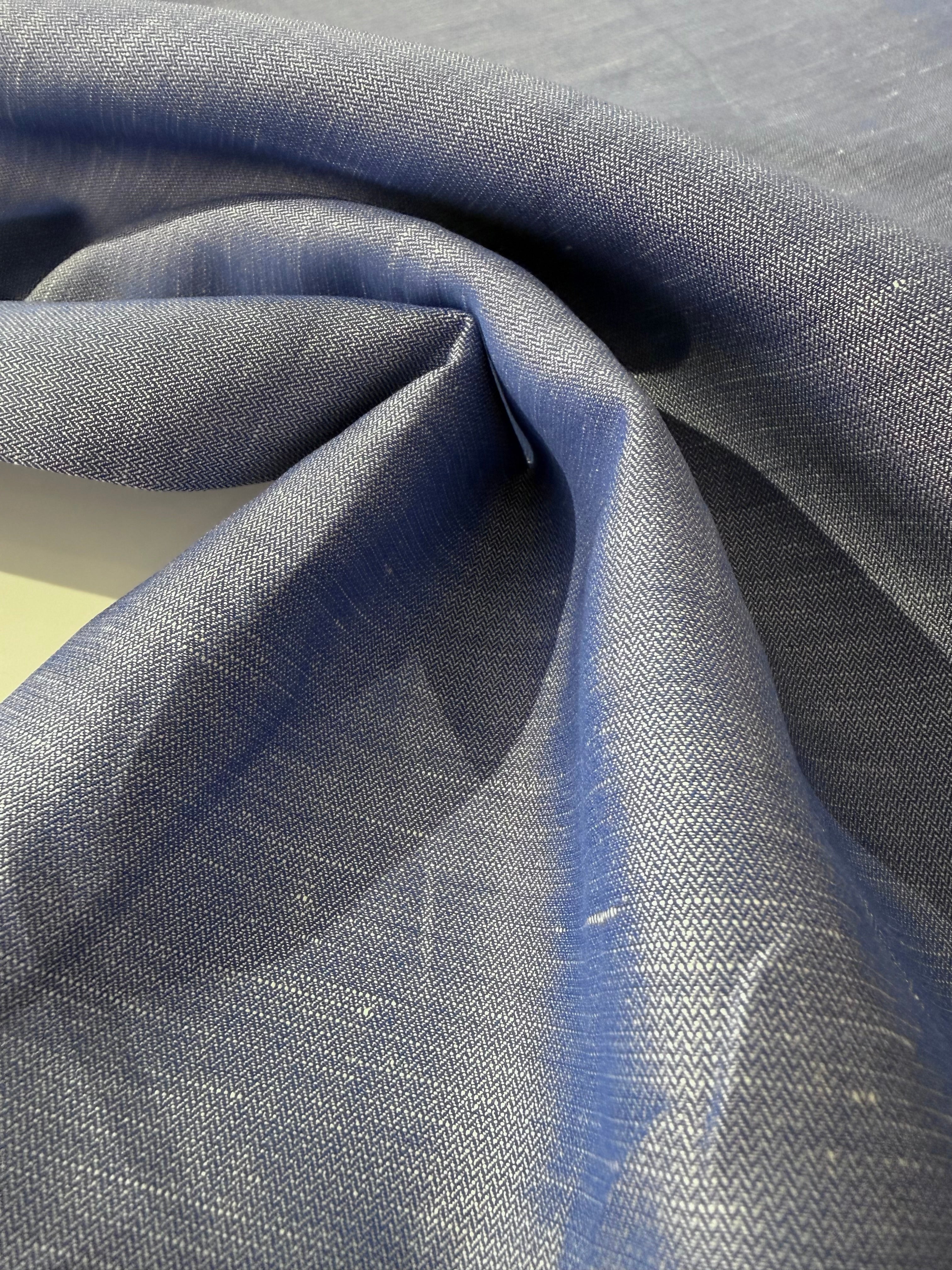 Ocean Blue Cotton/Linen Blend