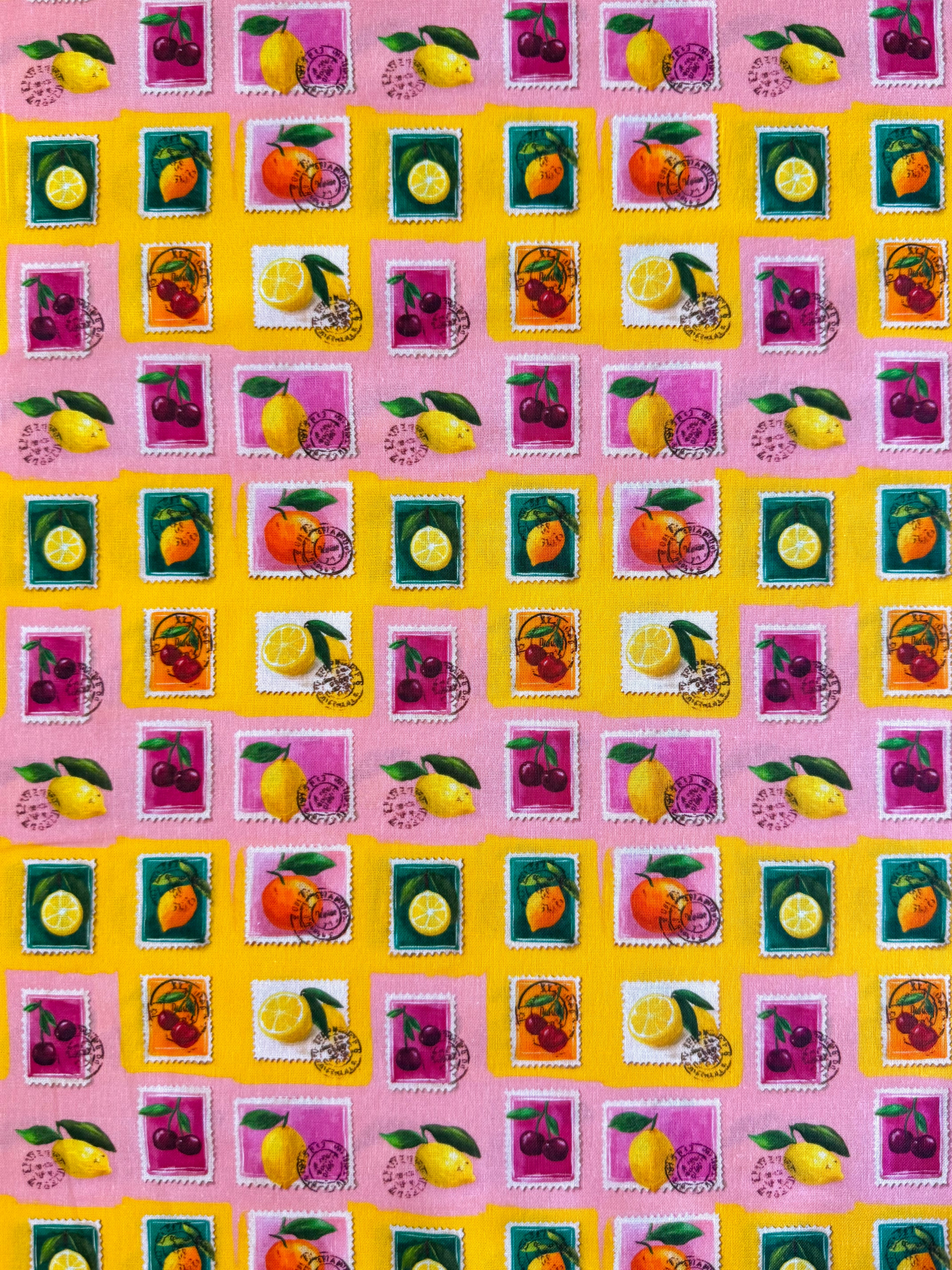 Stamp Of Approval Cotton 50cm Remnant