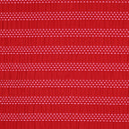 Stitched Stripe Cotton - Red