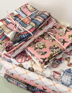 Camelot Fabrics - Tea And Poetry - Fat Quarter Bundle x 4