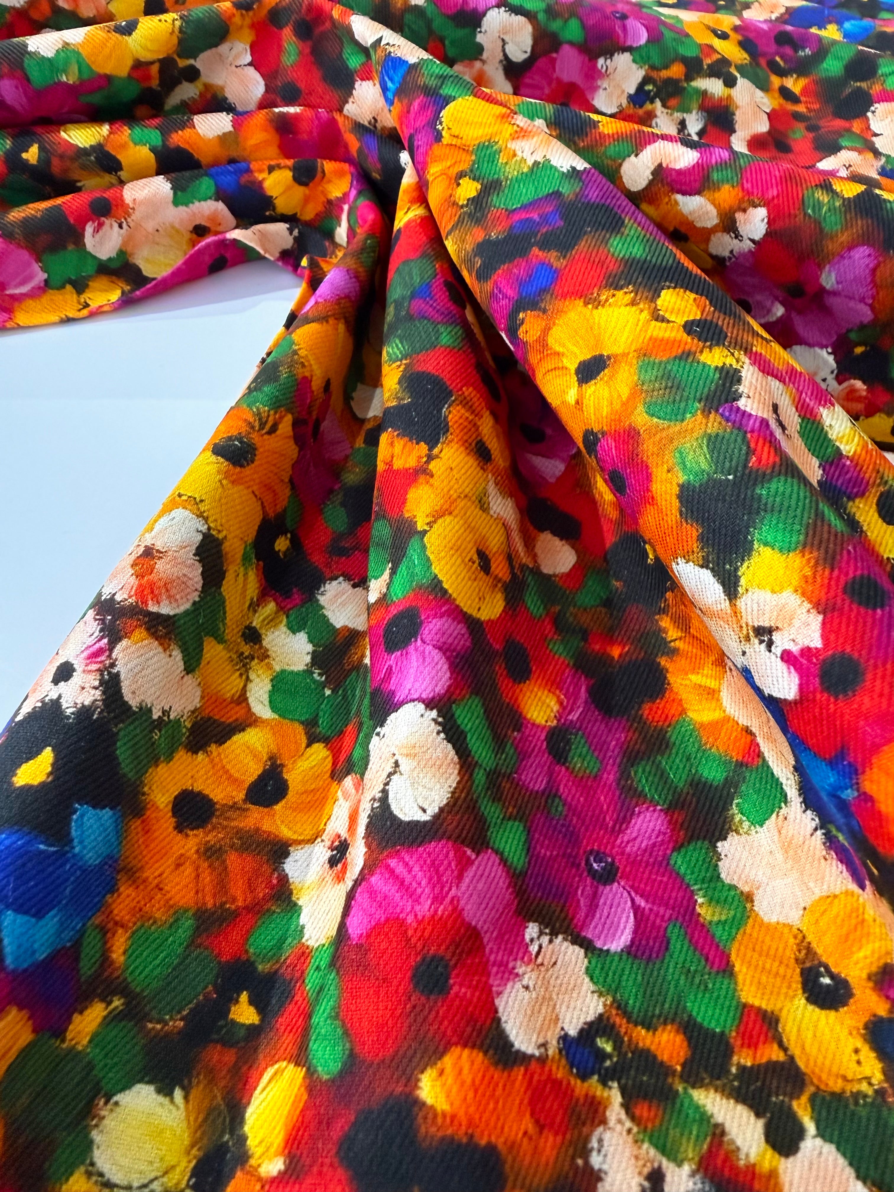 Gemstone Impression Cotton Viscose Twill