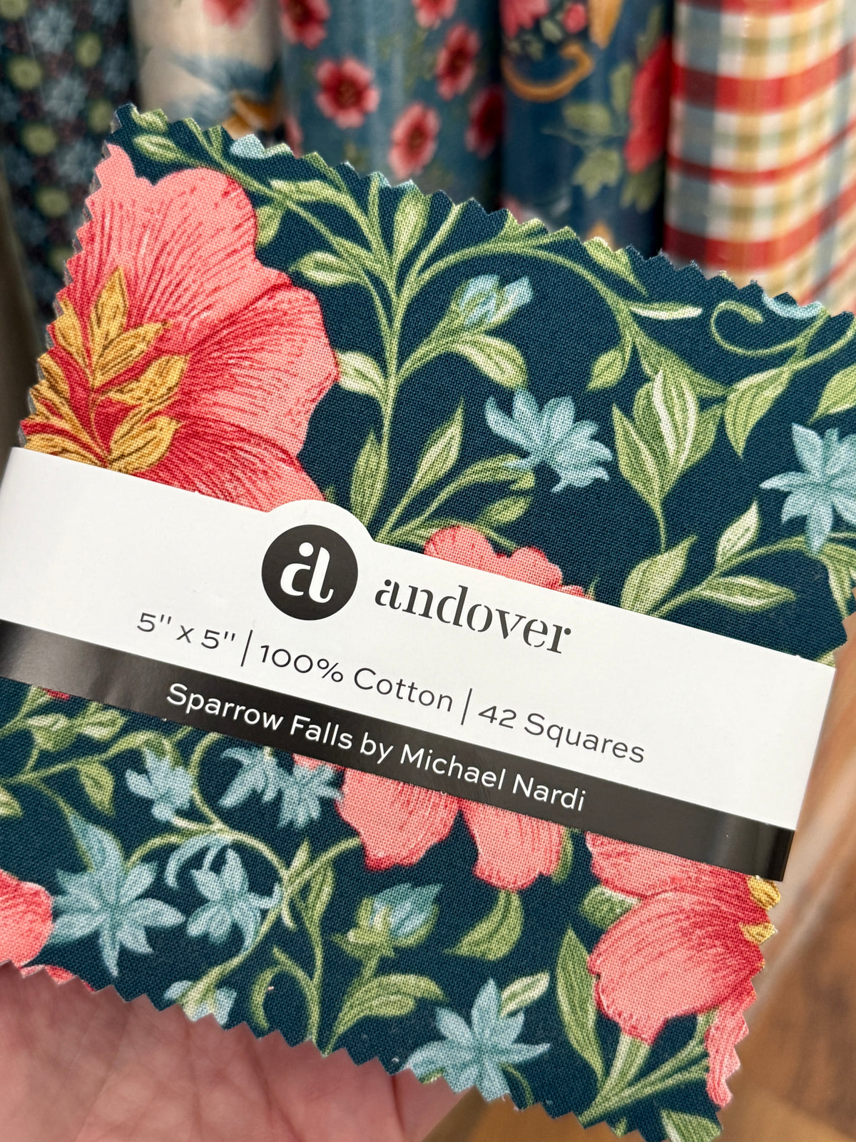 Sparrow Falls 5 Inch Charm Pack 5-SPAR-42 By Andover Fabrics