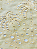 Sunshine Palm Broderie Anglaise Cotton Lawn