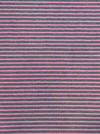 Yarn-Dyed Cotton Jersey Stripe - Pink/Grey