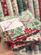 Country Christmas Fat Quarter Bundle x6 Red/Green