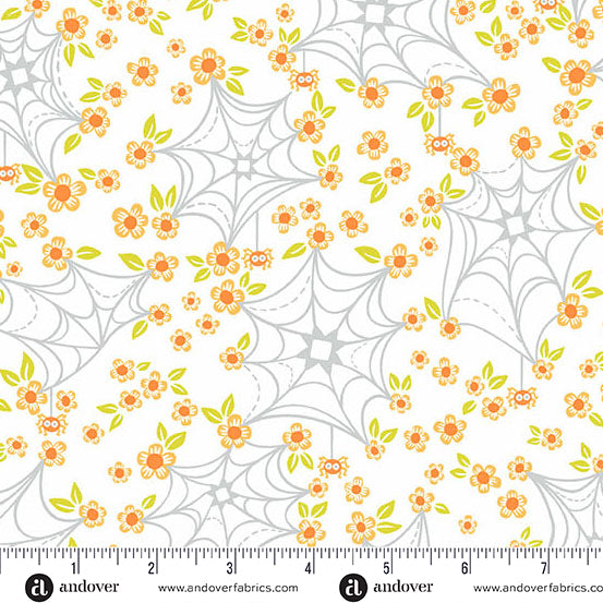 Ghostly Garden 5 Inch Charm Pack By KP Creates for Andover Fabrics