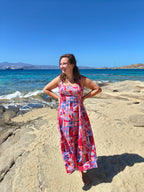 Summer Fiesta Patchwork Cotton Satin