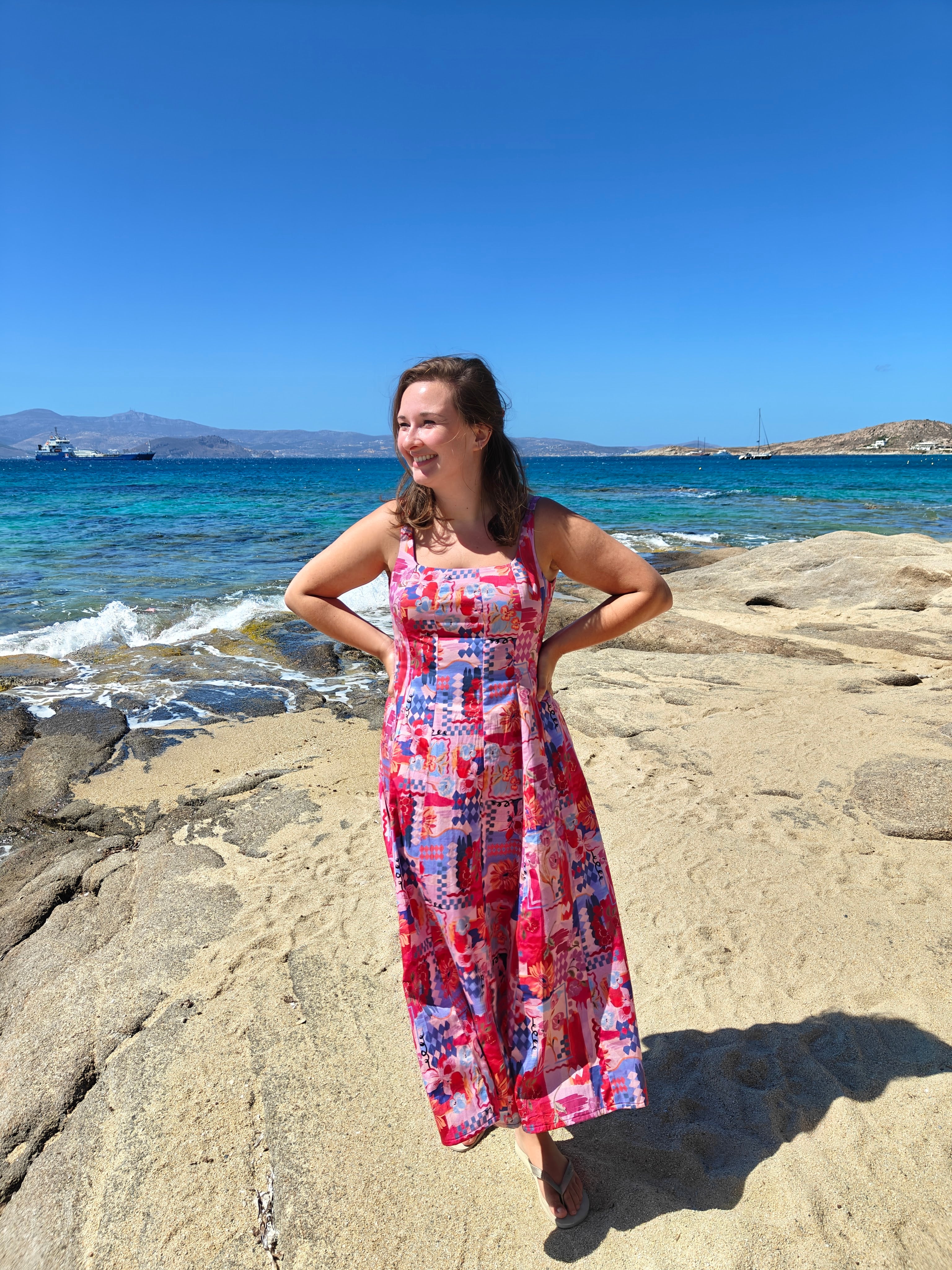 Summer Fiesta Patchwork Cotton Satin