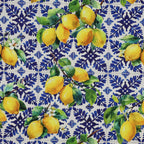 Amalfi Lemons Cotton Viscose Blend