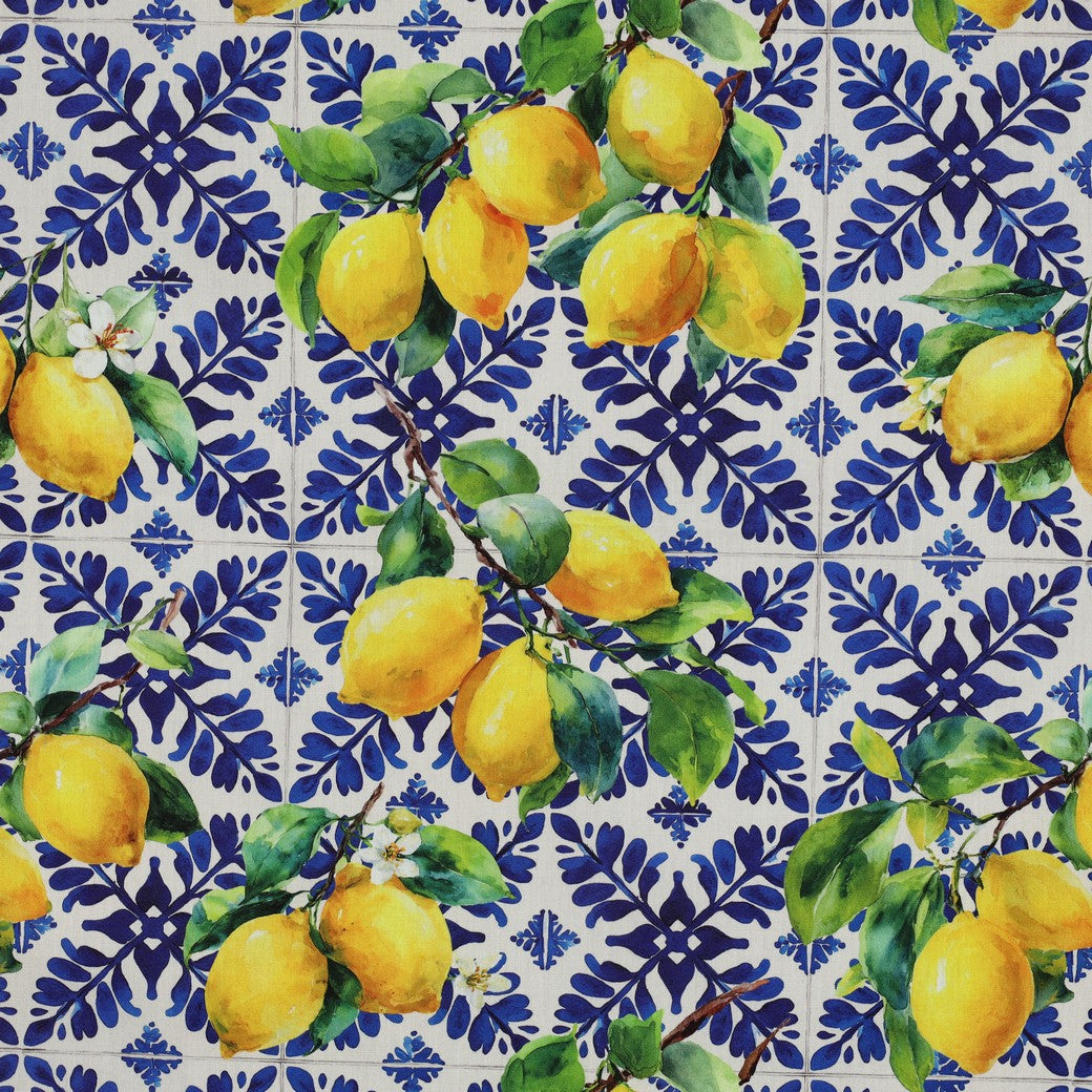 Amalfi Lemons Cotton Viscose Blend
