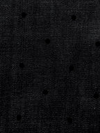 Flock Spot Stretch Indigo Denim