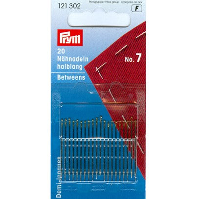 Prym 121302 20 Betweens Needles Number 7
