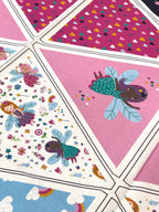 “I Do Believe In Fairies” Cotton Bunting Panel