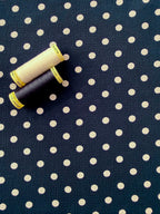 Tea Party Bubble Crepe - Navy By Lady McElroy