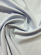 Ex Designer Deadstock Cotton - Sky Blue 90cm Remnant