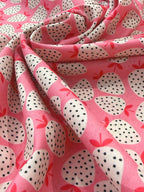 Wild Strawberry Sorbet EXCLUSIVE - PURE 100% Organic Cotton By Lady McElroy