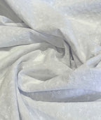 White Embroidered Cotton