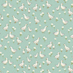 Little Ones - Ducks Teal 190/T - By Makower UK
