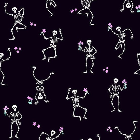 Ghostly Garden 5 Inch Charm Pack By KP Creates for Andover Fabrics