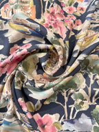 Life in Venice – Evening Viscose Challis Lawn by Lady McElroy