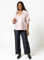 Reynolds Woven Top By Style Arc Sizes 4-16 / 18-30