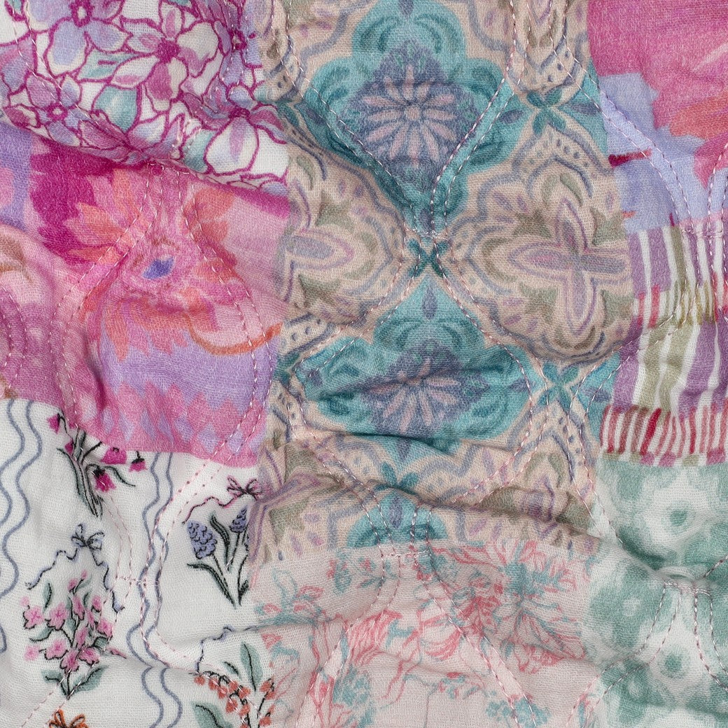 Bohemian Patchwork Pre-Quilted Double Gauze