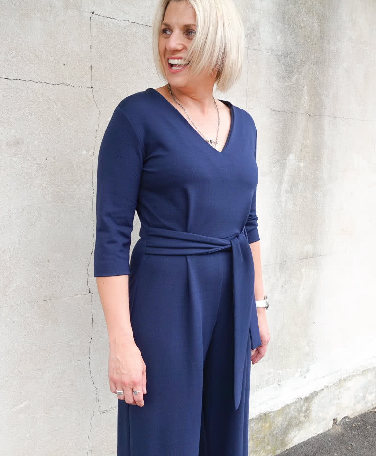 Style Arc Brice Knit Jumpsuit Pattern