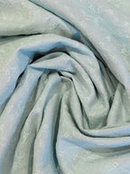 Seafoam Embroidered Cotton