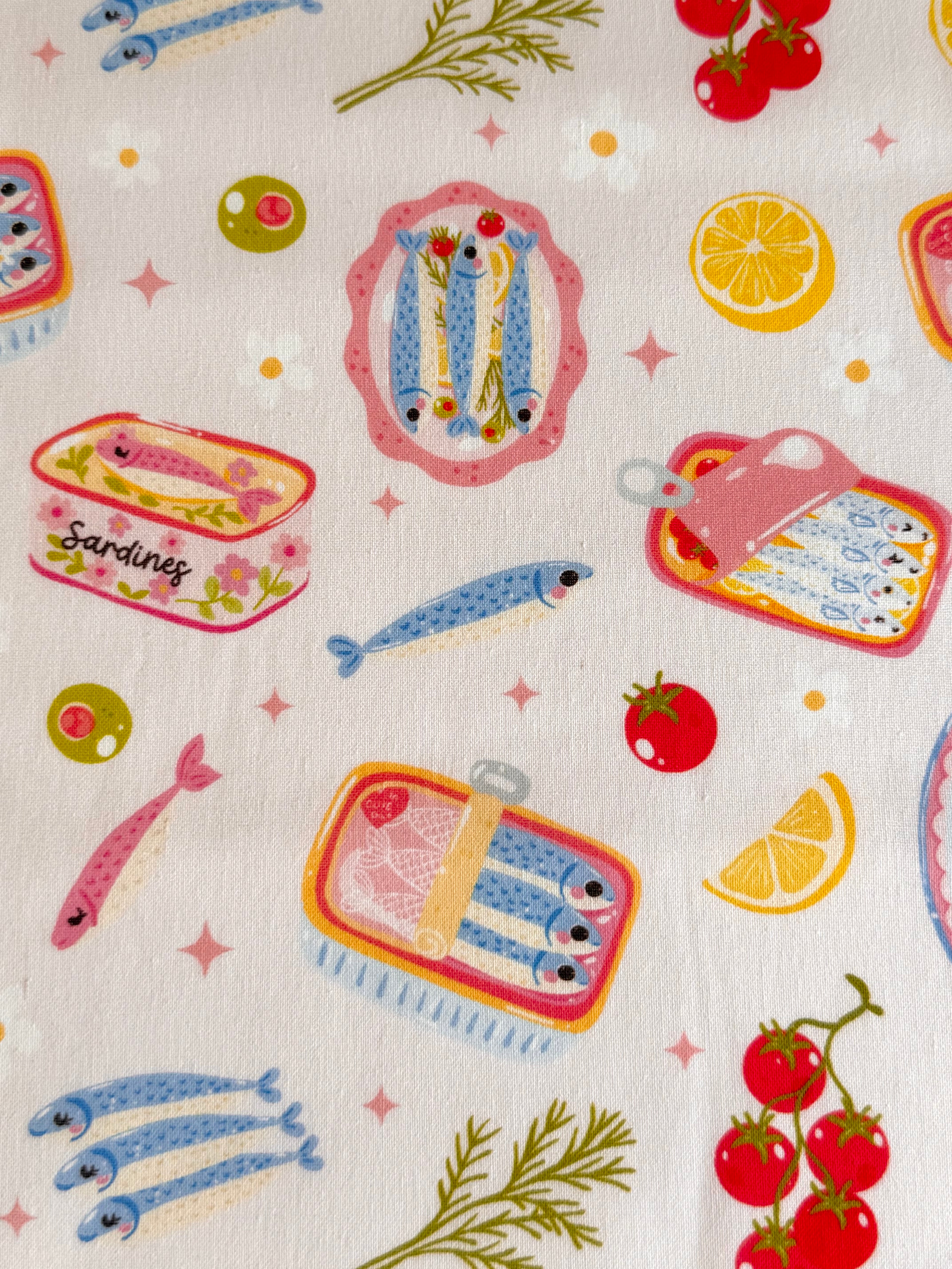 Sardine Picnic Cotton 95cm Remnant