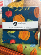 Charm Pack - 5 Inch Squares - Harvest Home By Amy Latta For Andover Fabrics