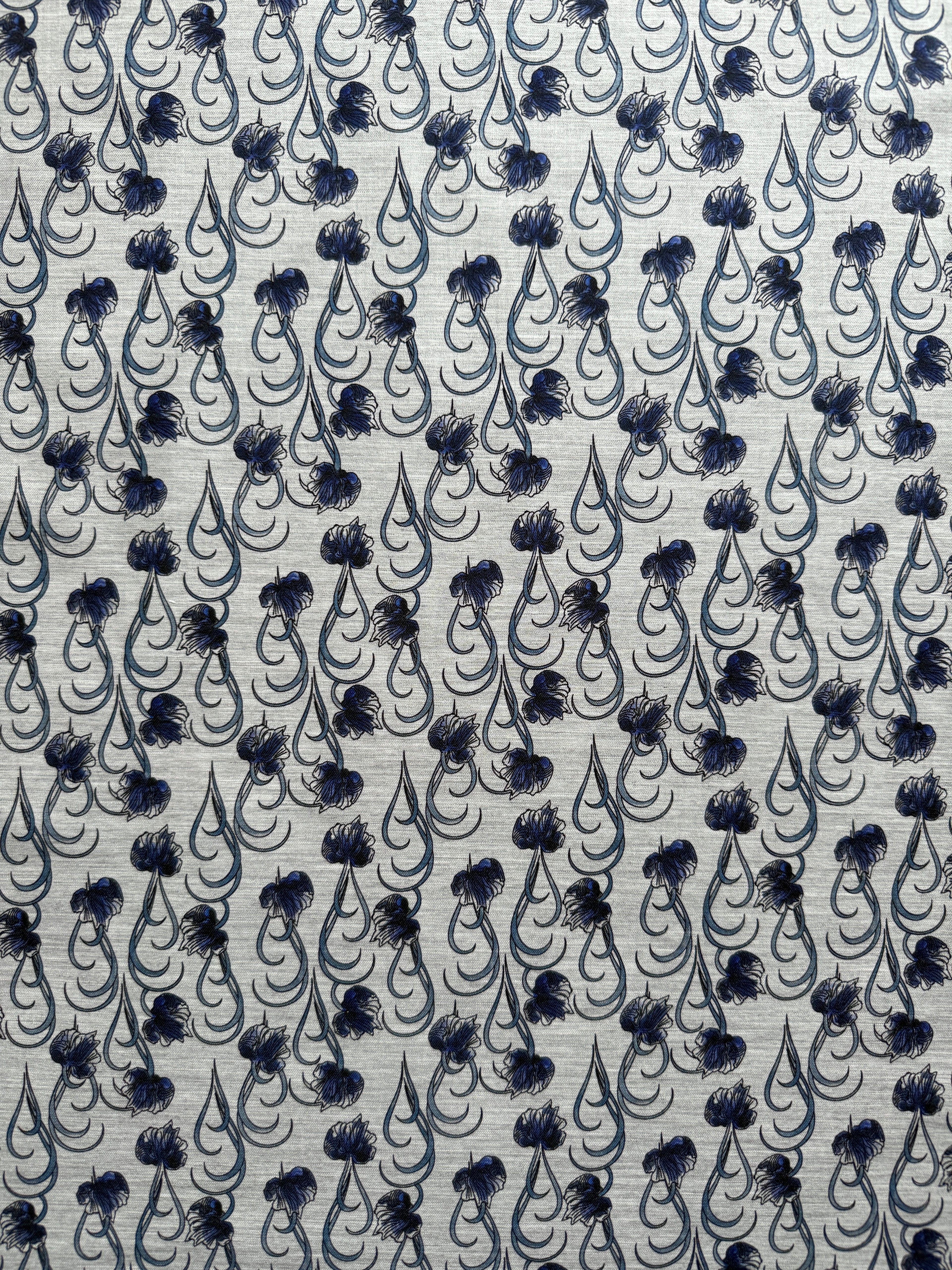 Art Nouveau Cotton Ex Designer Deadstock