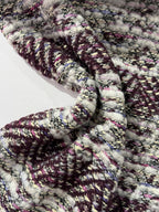 Damson Bouclé Tweed – Deadstock