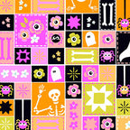 Ghostly Garden 5 Inch Charm Pack By KP Creates for Andover Fabrics