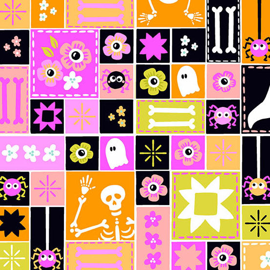 Ghostly Garden 5 Inch Charm Pack By KP Creates for Andover Fabrics