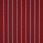 Burgundy Triangle Stripe Yarn Dyed Cotton