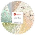 Little Ones - Charm Pack (42 x 5x5 Inch Squares) - By Makower UK