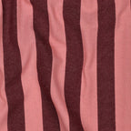 Aubergine Cotton Yarn Dyed Stripes