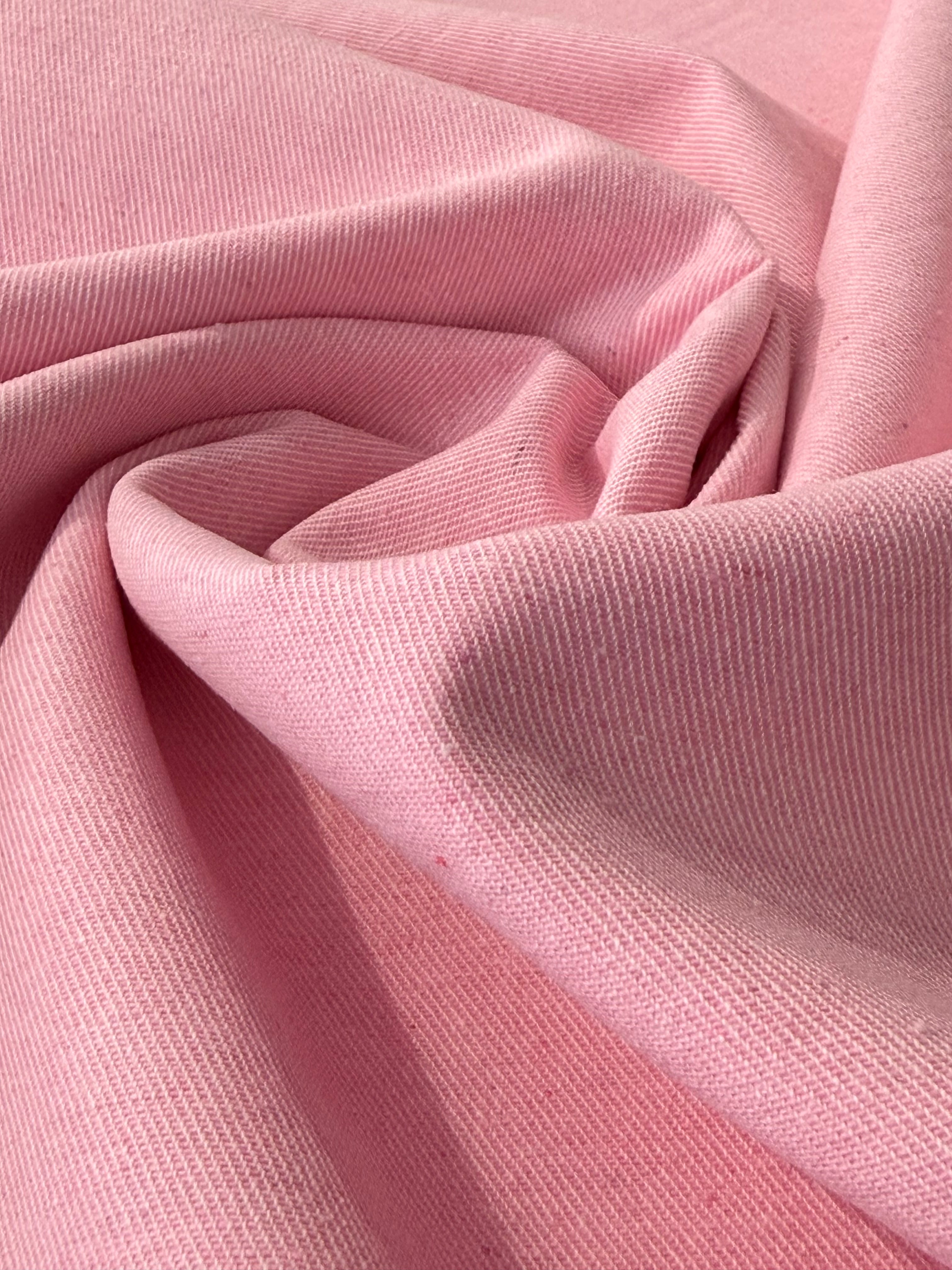 Non Stretch Pastel Denim - Pink