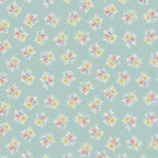 Petite Fleur By Makower UK - Posy Teal 184-T Fat Quarter