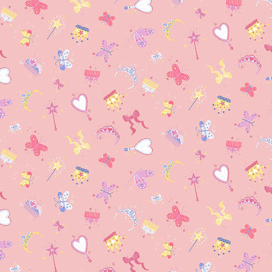 Dance Class Accessories Pink MU-246-P By Makower UK
