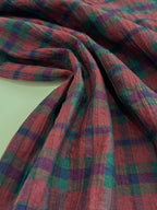 Shot Effect Crinkle Tartan
