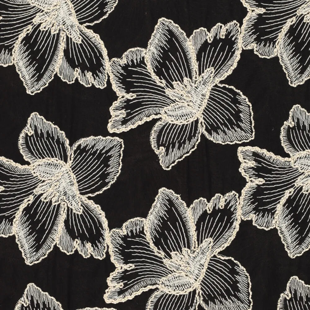 Saint Paulia Cotton Embroidery