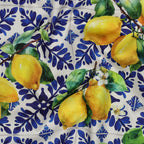 Amalfi Lemons Cotton Viscose Blend
