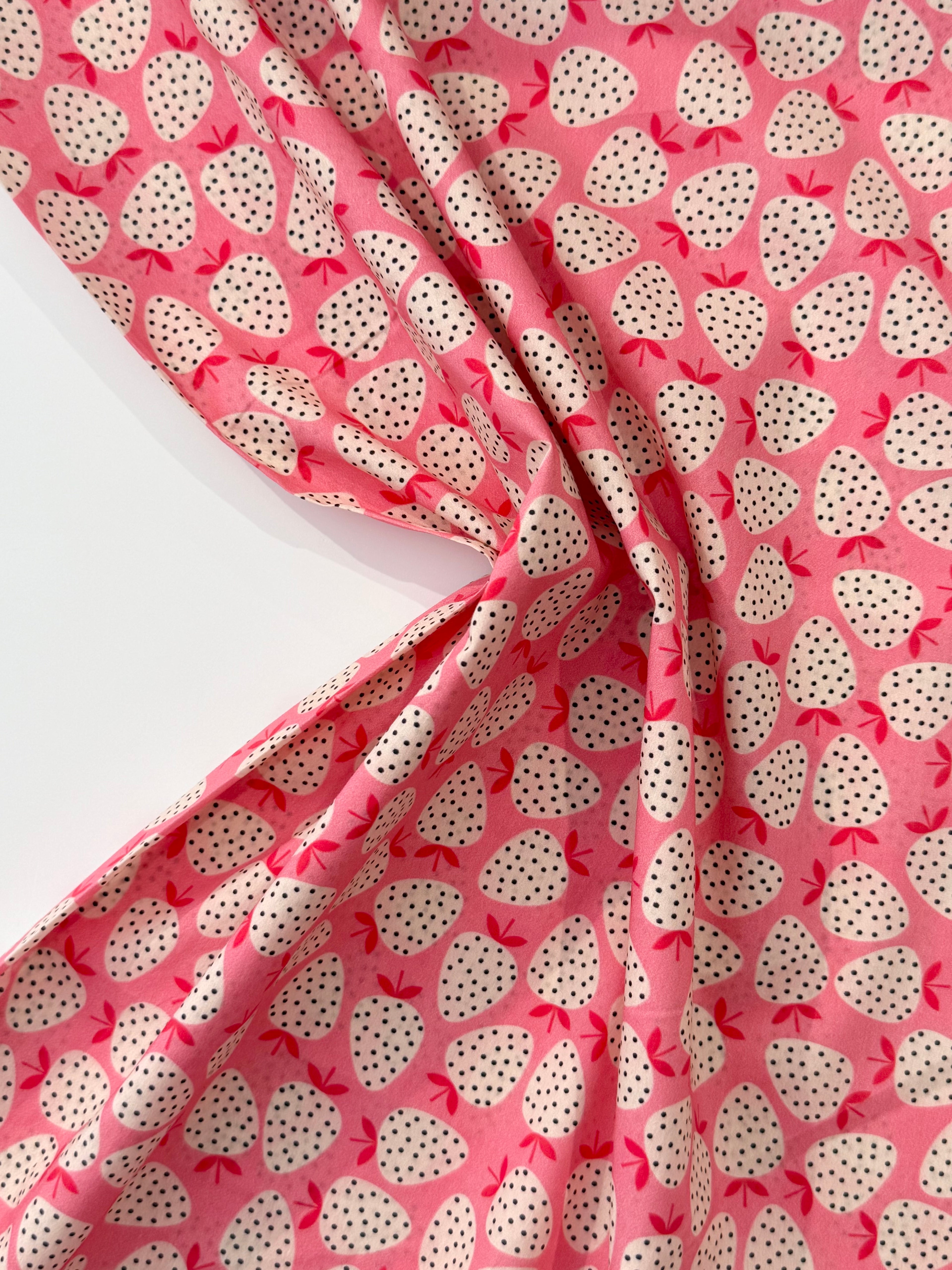 Wild Strawberry Sorbet EXCLUSIVE - PURE 100% Organic Cotton By Lady McElroy