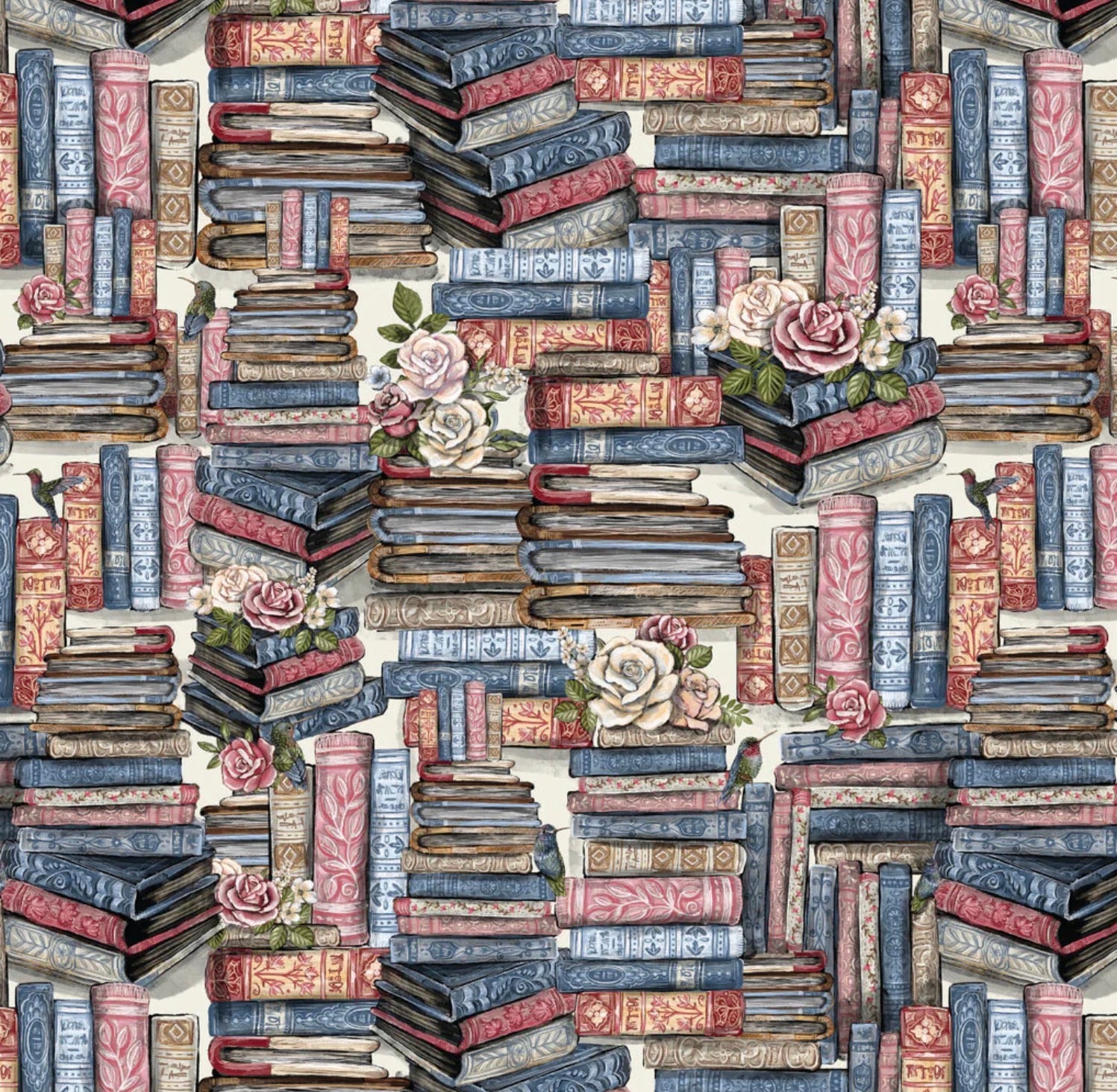 Camelot Fabrics - Tea And Poetry - Prose And Poetry Individual Fat Quarter - 49240602