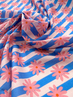 Daisy Stripe EXCLUSIVE - PURE 100% Organic Cotton By Lady McElroy