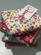 Country Christmas Fat Quarter Bundle x6 Red/Green